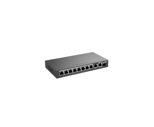 Ruijie Networks RG-ES210GS-P switch Gestionado L2 Gigabit Ethernet (10/100/1000) Energía sobre Ethernet (PoE) Negro