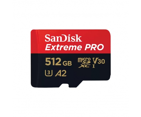 SanDisk Extreme PRO 512 GB MicroSDXC UHS-I Clase 10