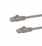 StarTech.com Cable de 2m Gris de Red Gigabit Cat6 Ethernet RJ45 sin Enganche - Snagless - N6PATC2MGR