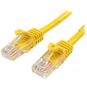StarTech.com Cable de Red de 0,5m Amarillo Cat5e Ethernet RJ45 sin Enganches
