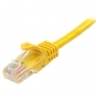 StarTech.com Cable de Red de 0,5m Amarillo Cat5e Ethernet RJ45 sin Enganches