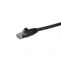 StarTech.com Cable de Red Ethernet Snagless Sin Enganches Cat 6 Cat6 Gigabit 5m - Negro - N6PATC5MBK