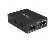 StarTech.com Conversor de Medios Ethernet Gigabit a Fibra con SFP abie...