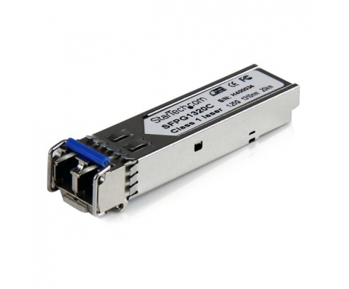 StarTech.com Módulo Transceptor de Fibra Monomodo SFP Gigabit DDM LC Compatible Cisco Mini GBIC - Transceiver - 20km