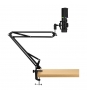 Streamplify Microfono MIC RGB USB-A Negro + brazo incluido