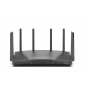 Synology RT6600ax Router WiFi6 1xWAN 3xGbE 1x2.5Gb router inalámbrico Tribanda (2,4 GHz/5 GHz/5 GHz) 4G Negro